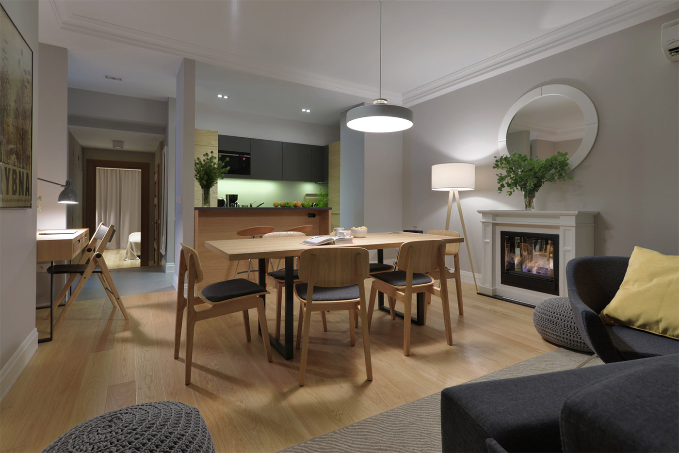 krakow-apartment-living-room-table-for-family-fireplace-office-desk